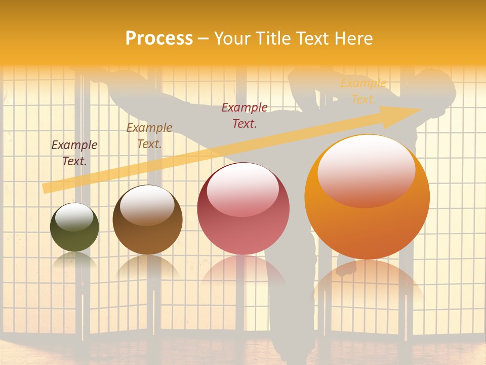 Japanese Fitness Male PowerPoint Template