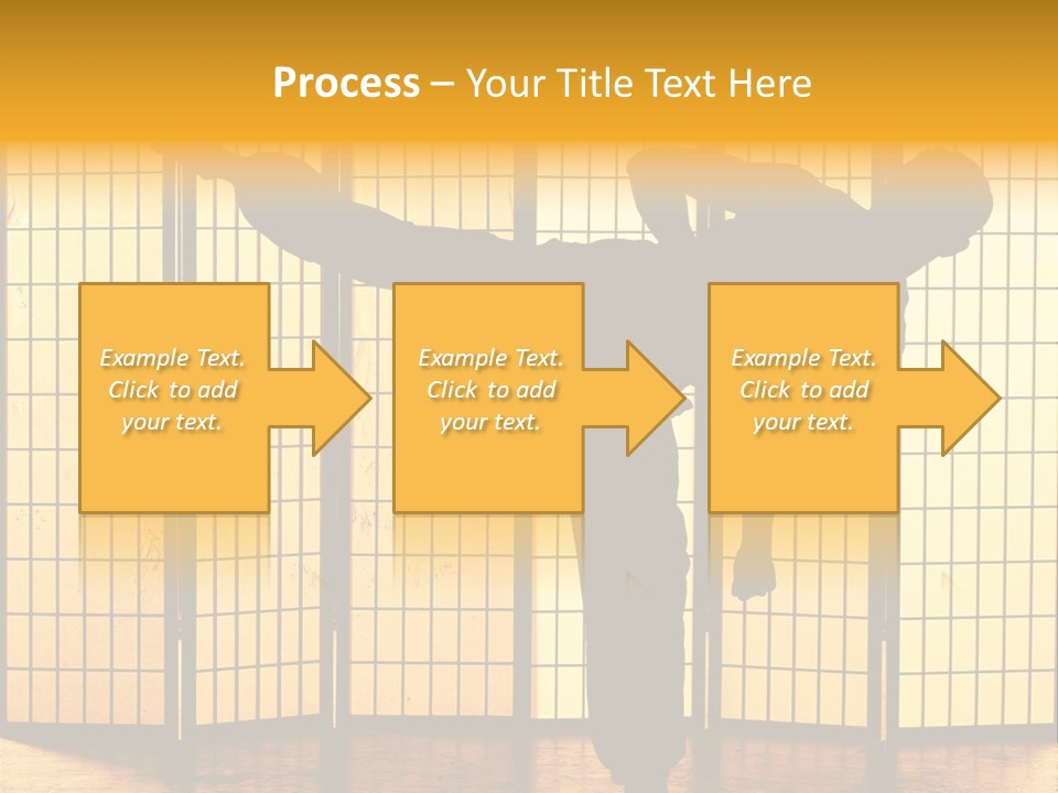 Japanese Fitness Male PowerPoint Template