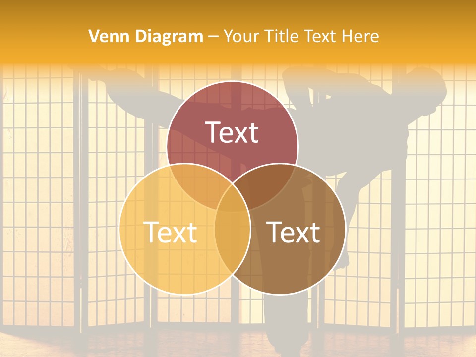 Japanese Fitness Male PowerPoint Template