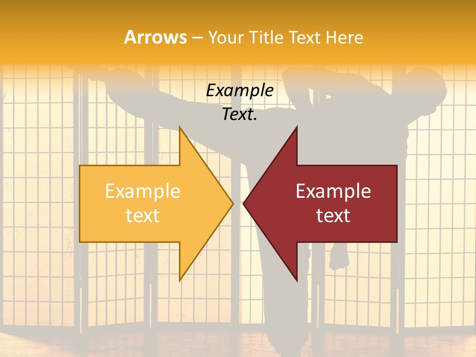 Japanese Fitness Male PowerPoint Template