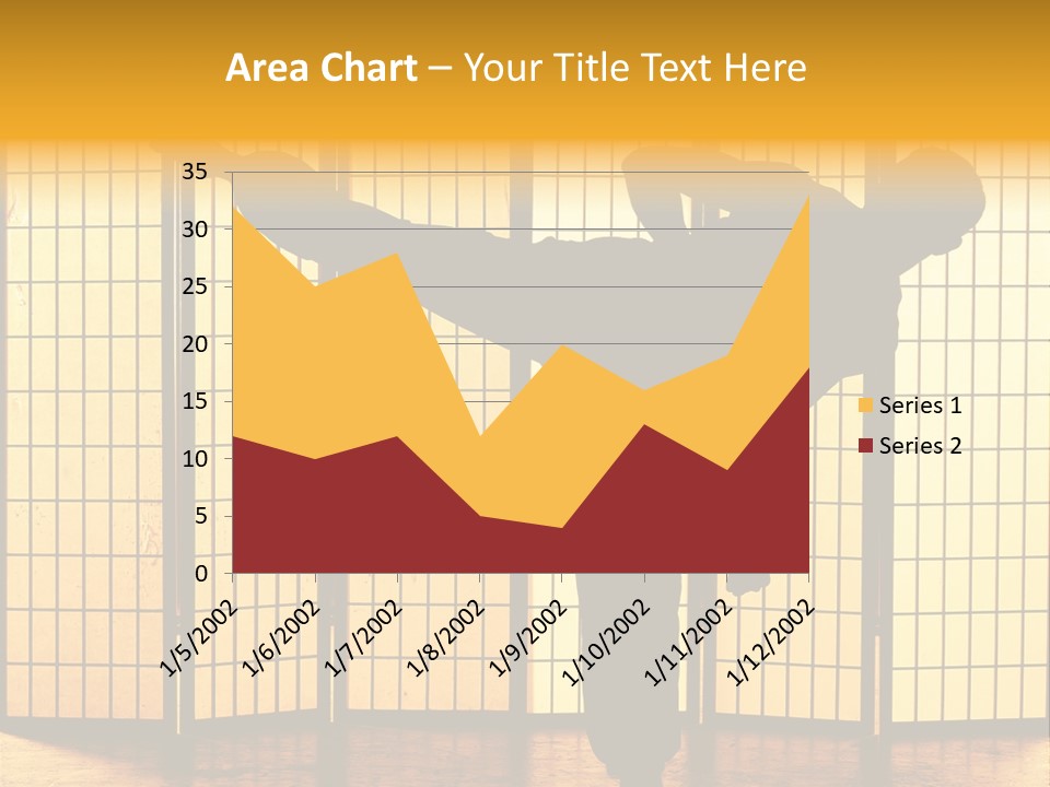Japanese Fitness Male PowerPoint Template