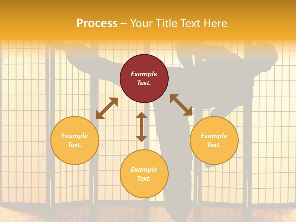 Japanese Fitness Male PowerPoint Template