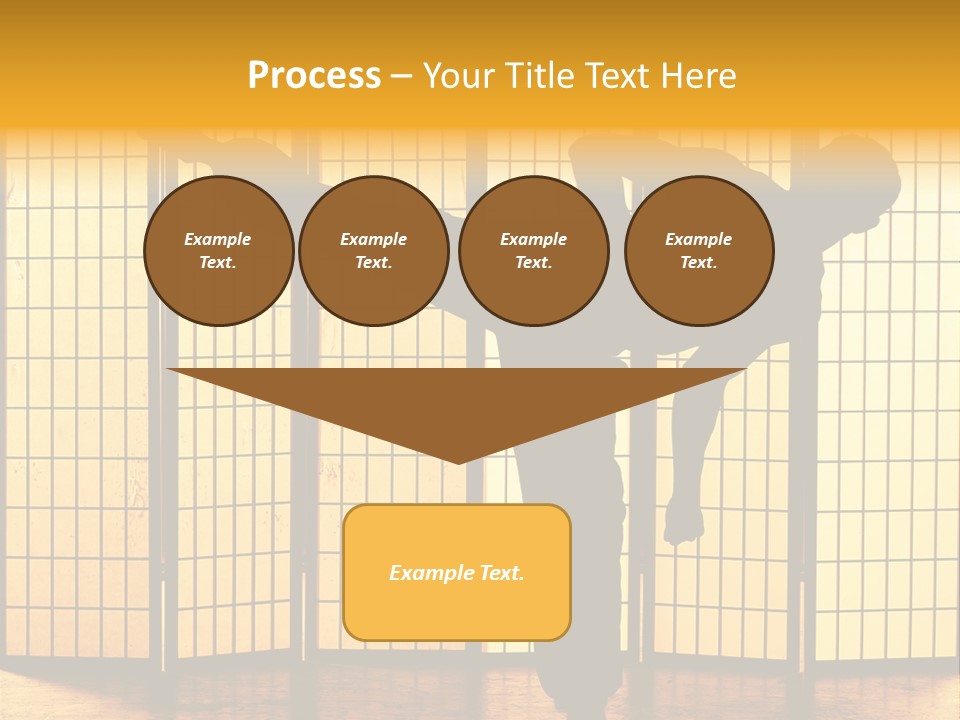 Japanese Fitness Male PowerPoint Template
