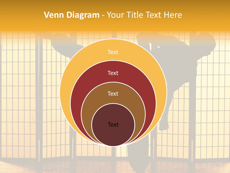 Japanese Fitness Male PowerPoint Template