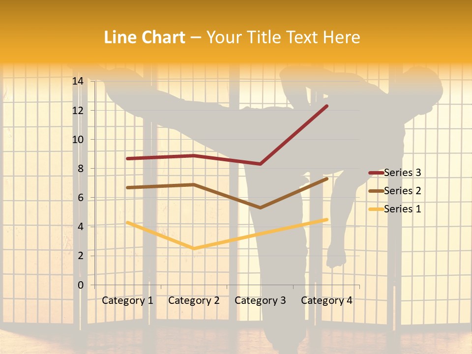 Japanese Fitness Male PowerPoint Template
