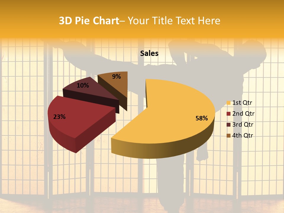 Japanese Fitness Male PowerPoint Template