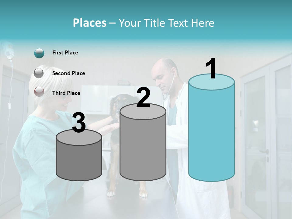 Doctor Holding Woman PowerPoint Template