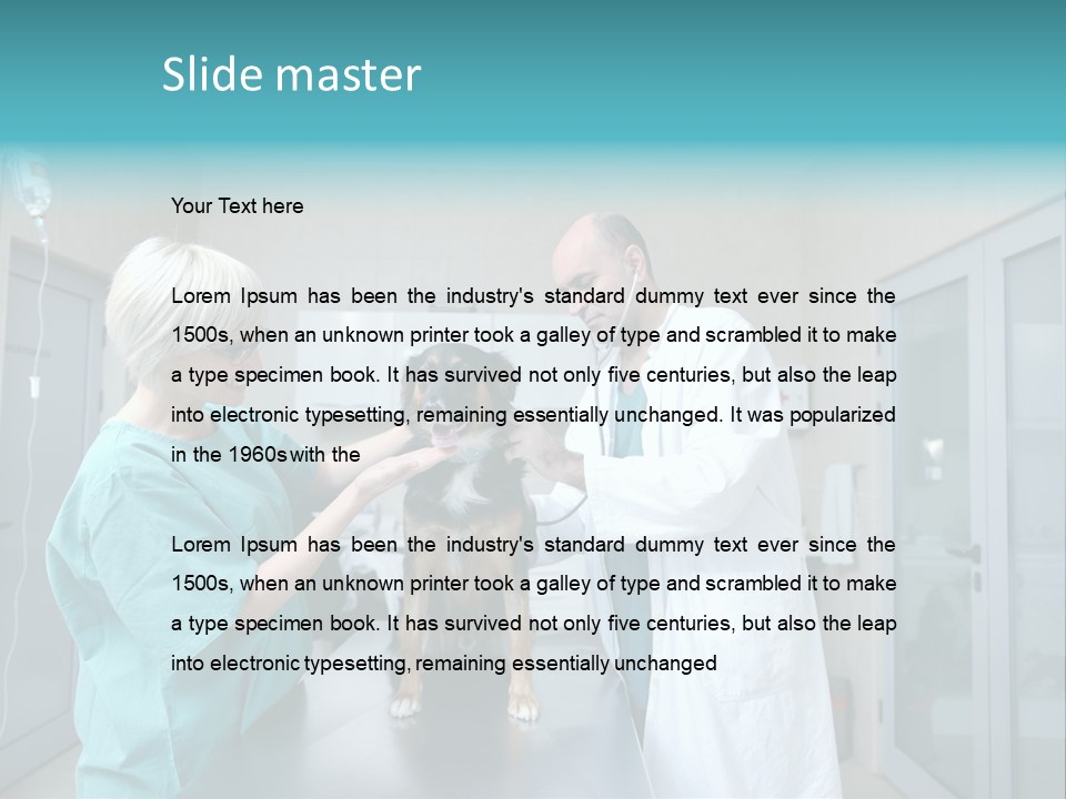 Doctor Holding Woman PowerPoint Template