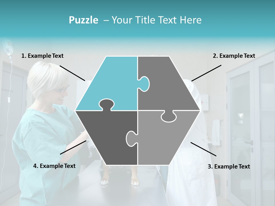 Doctor Holding Woman PowerPoint Template