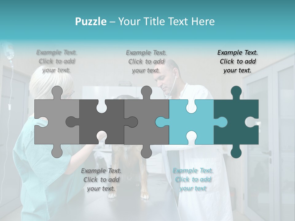 Doctor Holding Woman PowerPoint Template