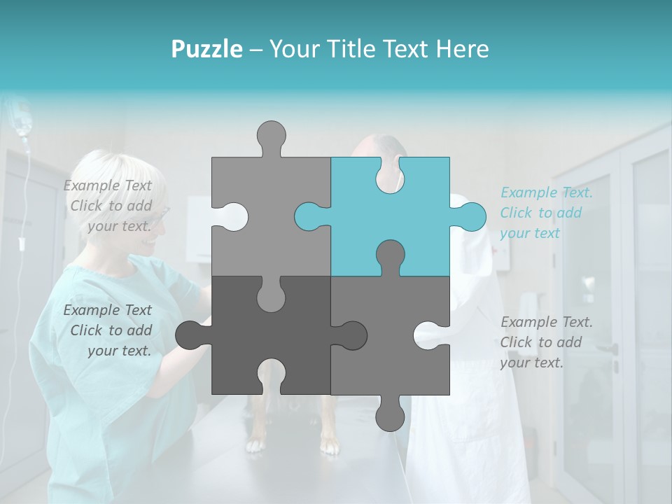 Doctor Holding Woman PowerPoint Template