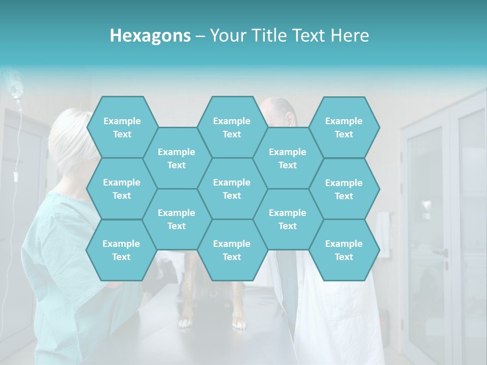 Doctor Holding Woman PowerPoint Template