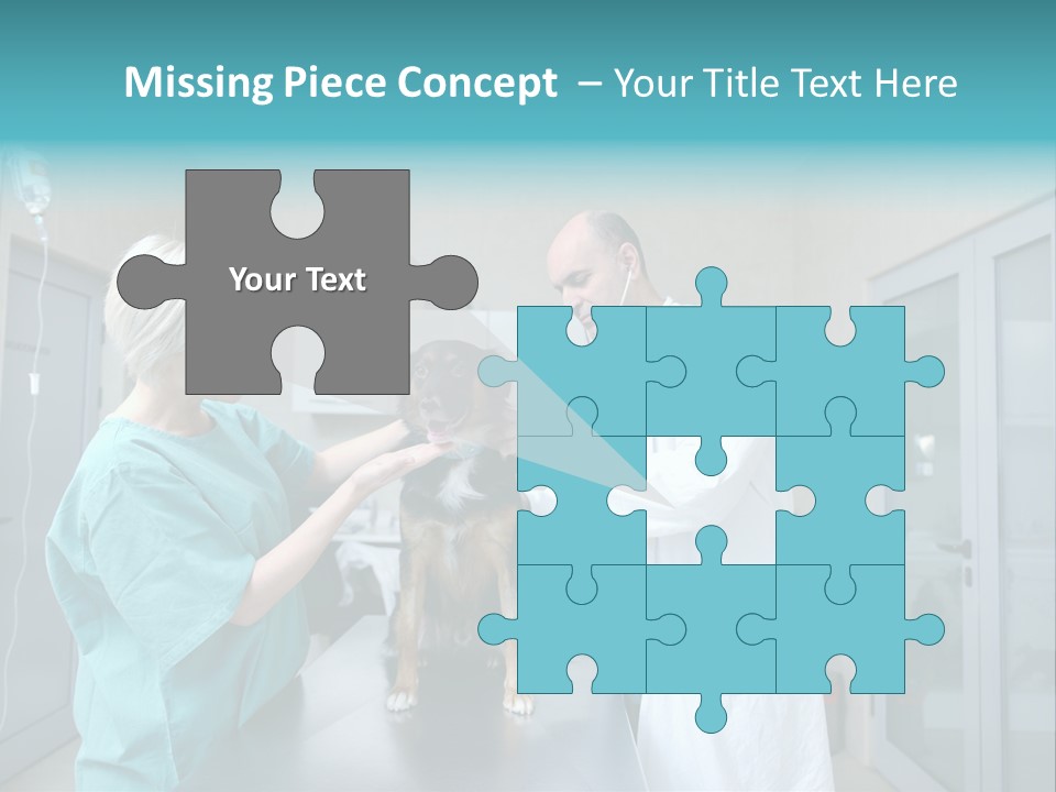 Doctor Holding Woman PowerPoint Template