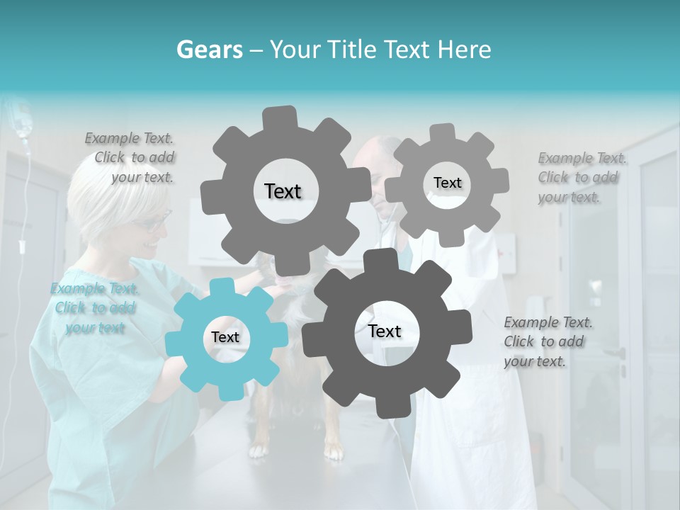 Doctor Holding Woman PowerPoint Template