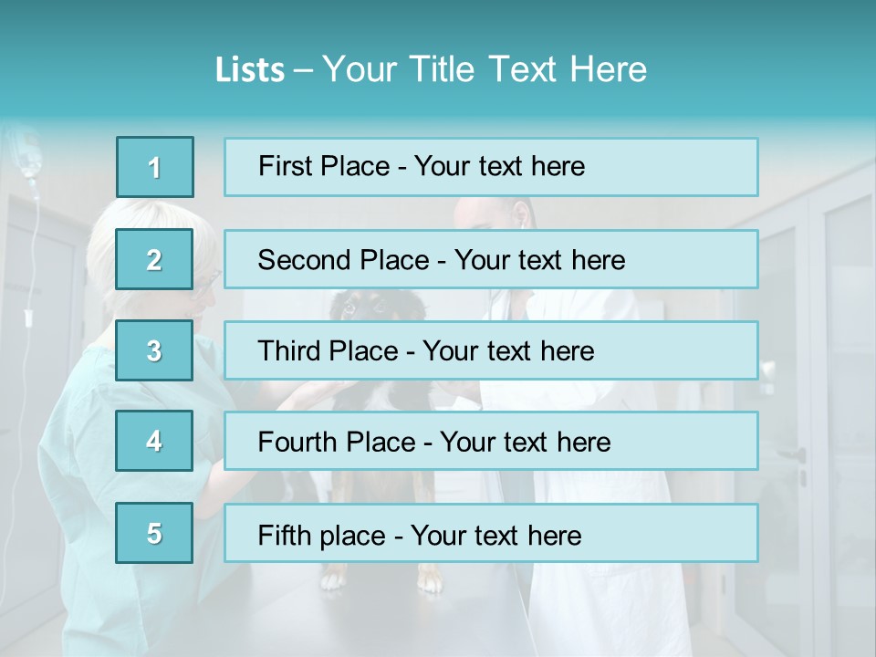 Doctor Holding Woman PowerPoint Template