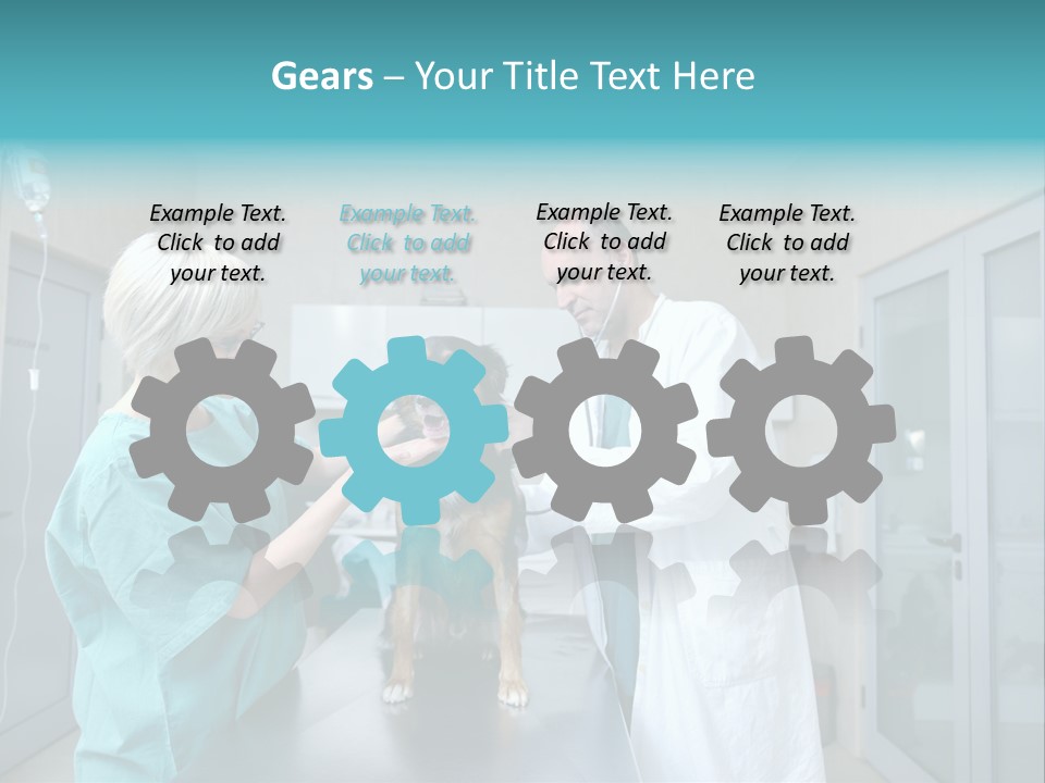 Doctor Holding Woman PowerPoint Template