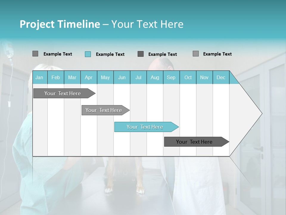 Doctor Holding Woman PowerPoint Template