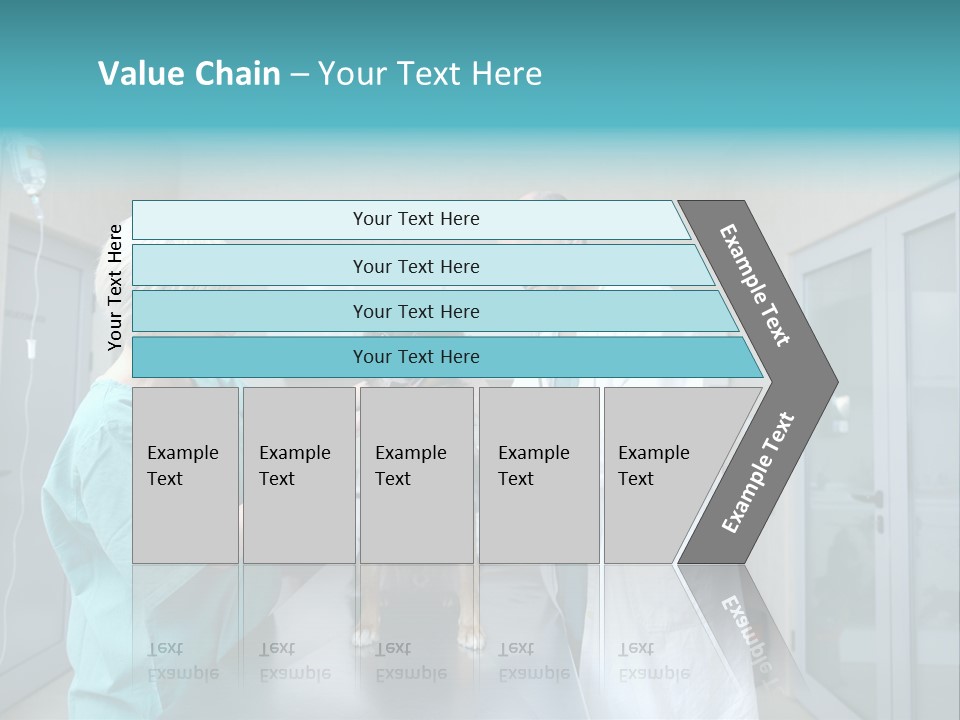 Doctor Holding Woman PowerPoint Template