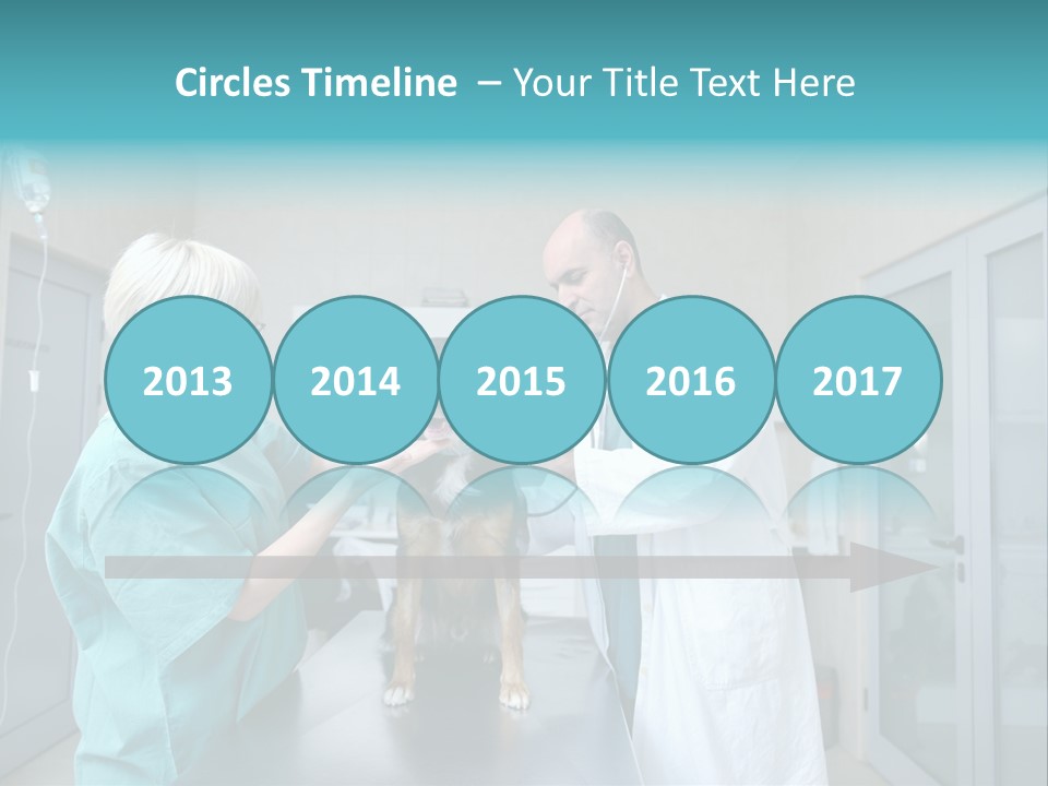 Doctor Holding Woman PowerPoint Template