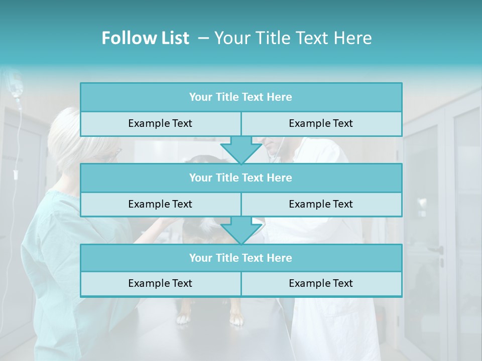 Doctor Holding Woman PowerPoint Template