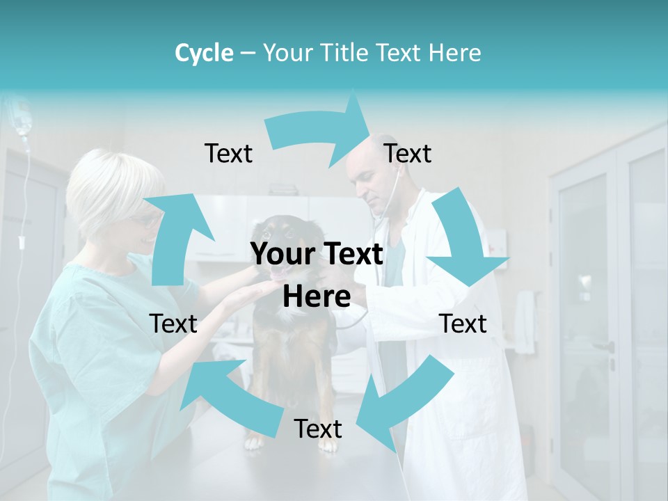 Doctor Holding Woman PowerPoint Template