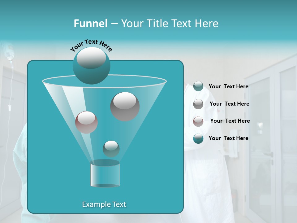 Doctor Holding Woman PowerPoint Template