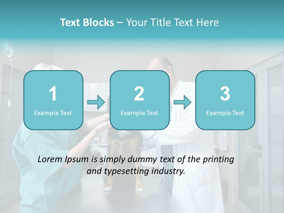 Doctor Holding Woman PowerPoint Template