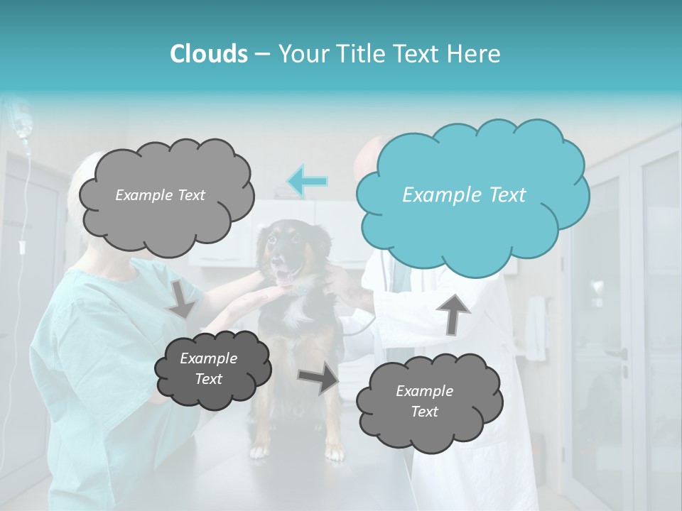 Doctor Holding Woman PowerPoint Template