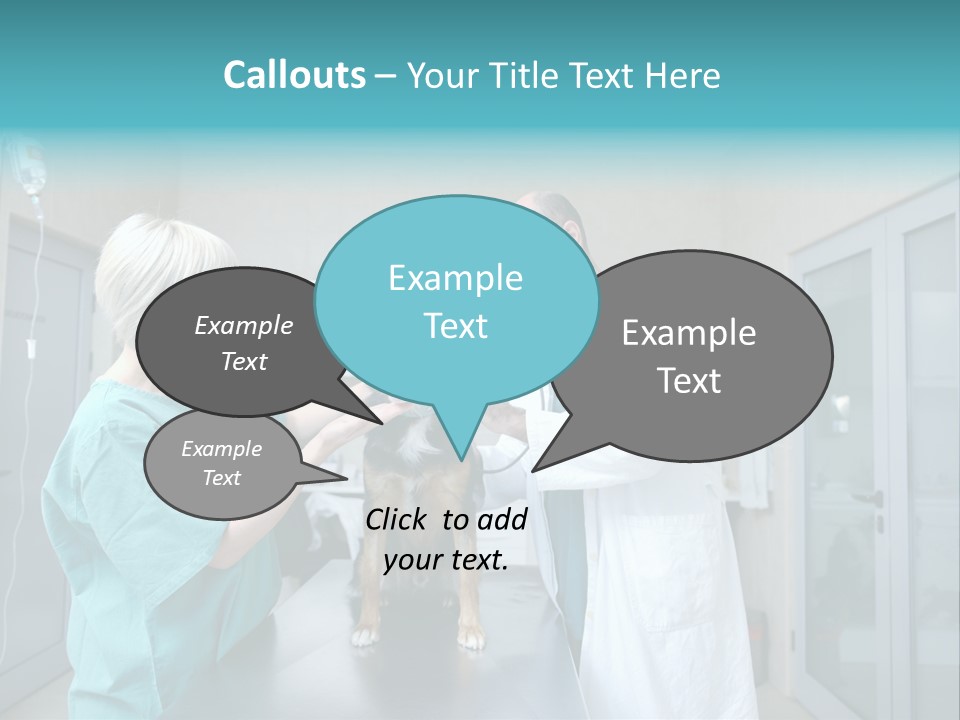 Doctor Holding Woman PowerPoint Template