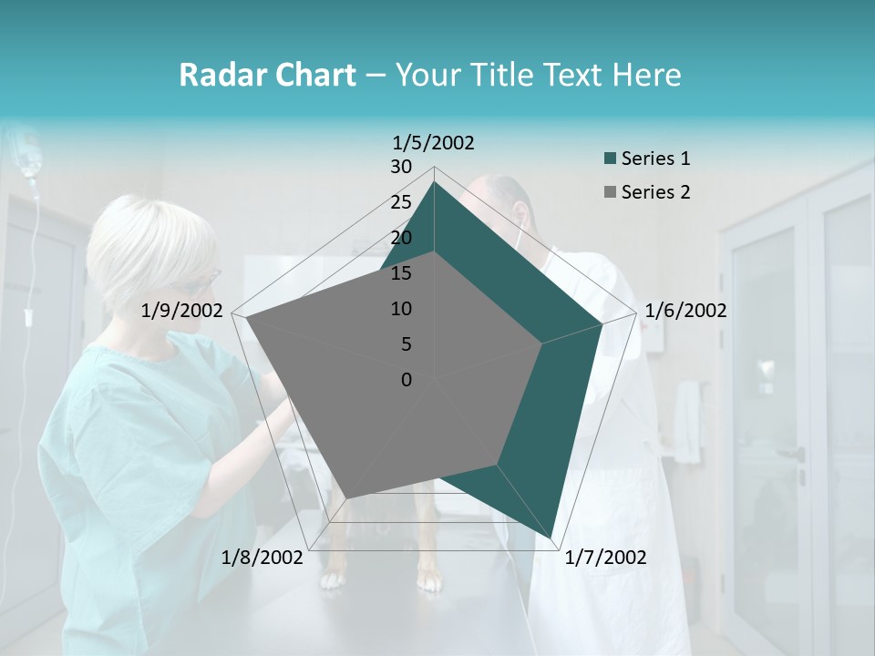 Doctor Holding Woman PowerPoint Template