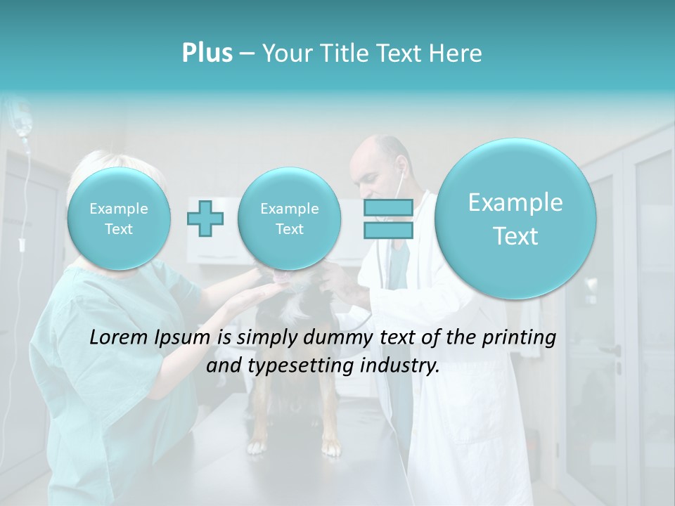 Doctor Holding Woman PowerPoint Template