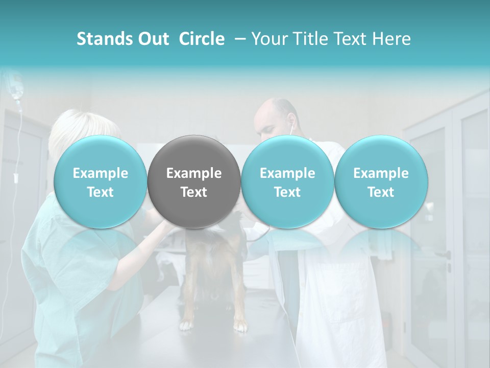 Doctor Holding Woman PowerPoint Template