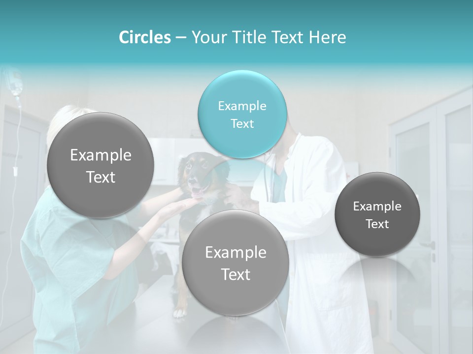 Doctor Holding Woman PowerPoint Template