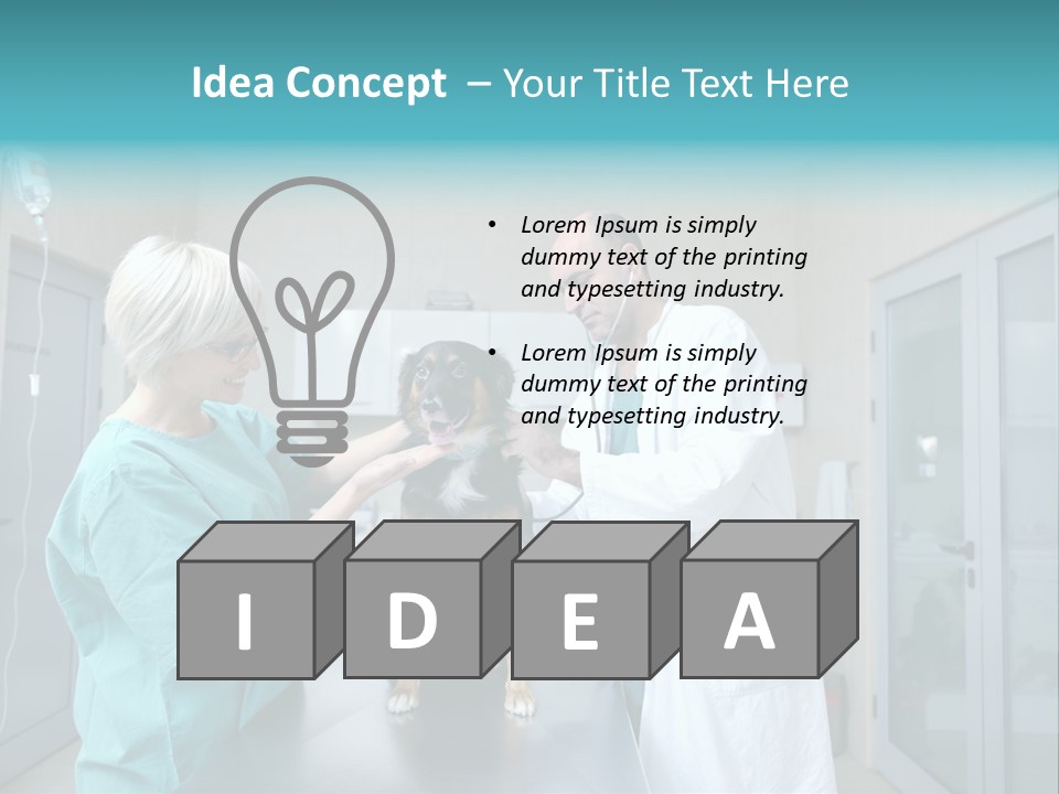 Doctor Holding Woman PowerPoint Template