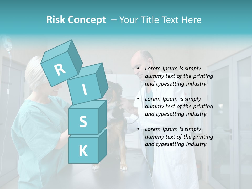 Doctor Holding Woman PowerPoint Template