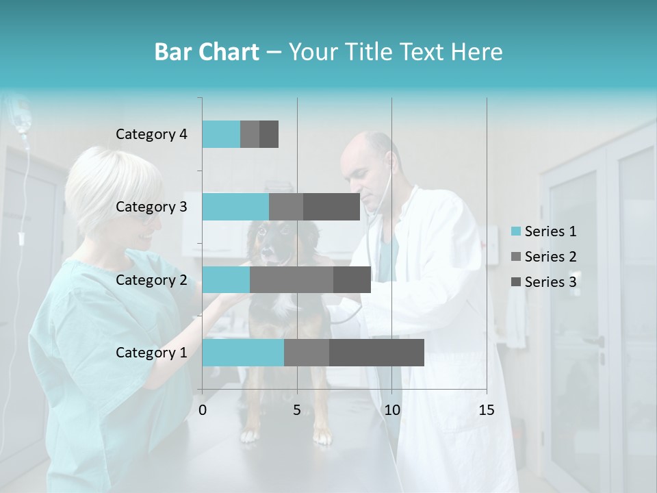 Doctor Holding Woman PowerPoint Template