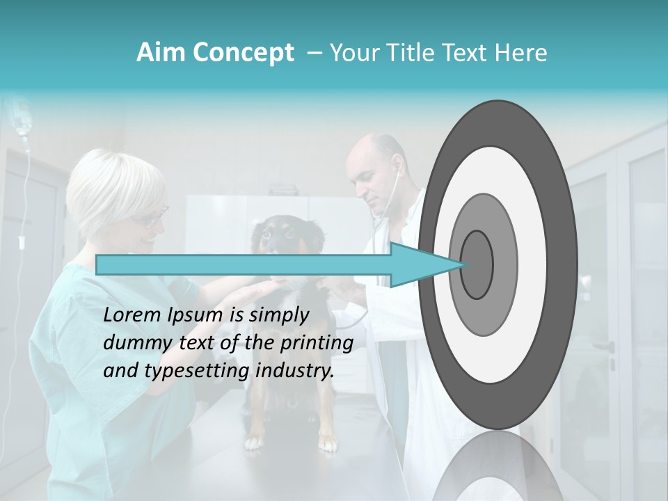 Doctor Holding Woman PowerPoint Template