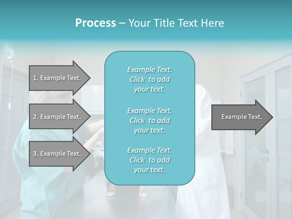 Doctor Holding Woman PowerPoint Template