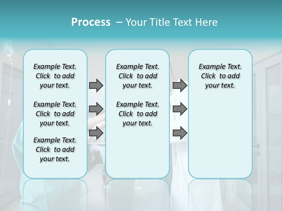 Doctor Holding Woman PowerPoint Template