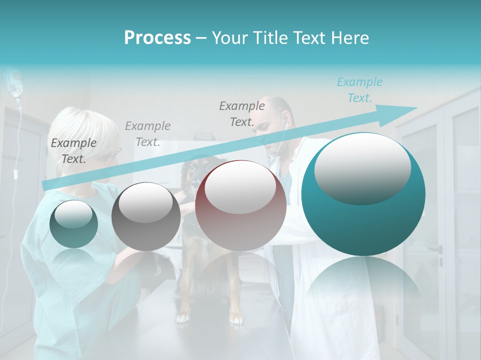 Doctor Holding Woman PowerPoint Template