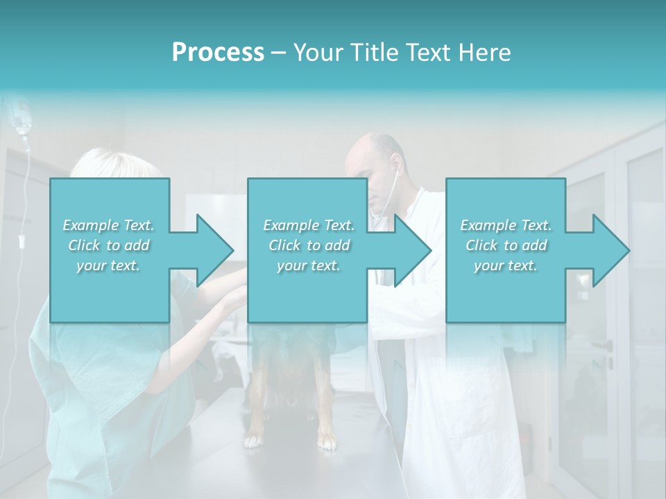 Doctor Holding Woman PowerPoint Template