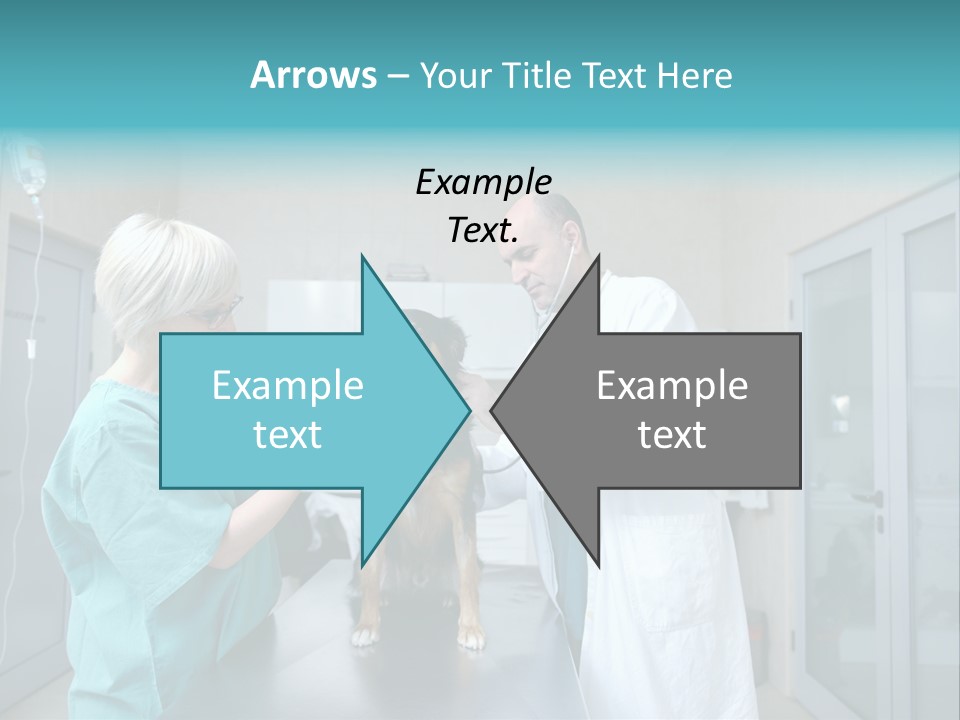 Doctor Holding Woman PowerPoint Template