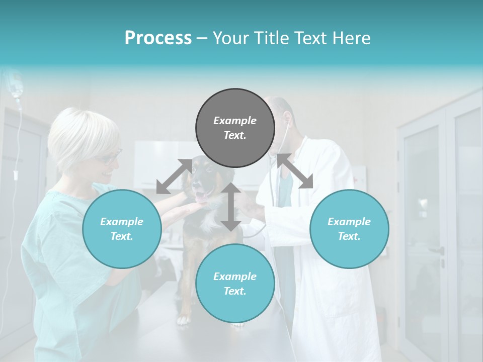Doctor Holding Woman PowerPoint Template