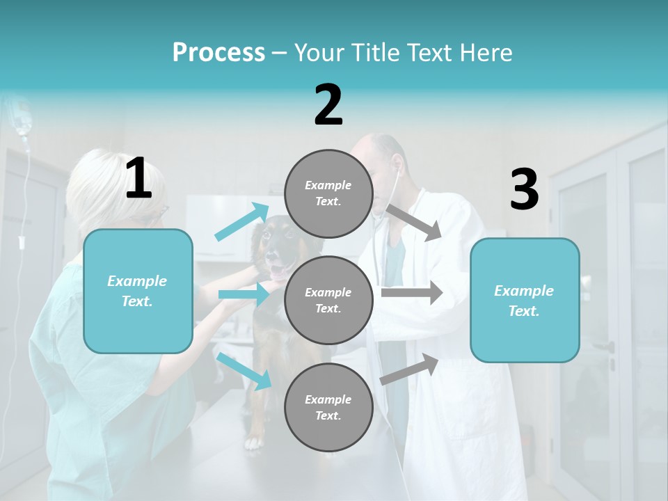Doctor Holding Woman PowerPoint Template