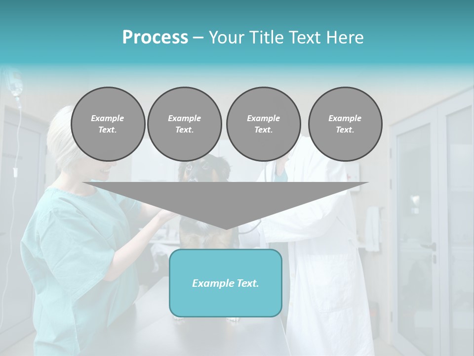 Doctor Holding Woman PowerPoint Template