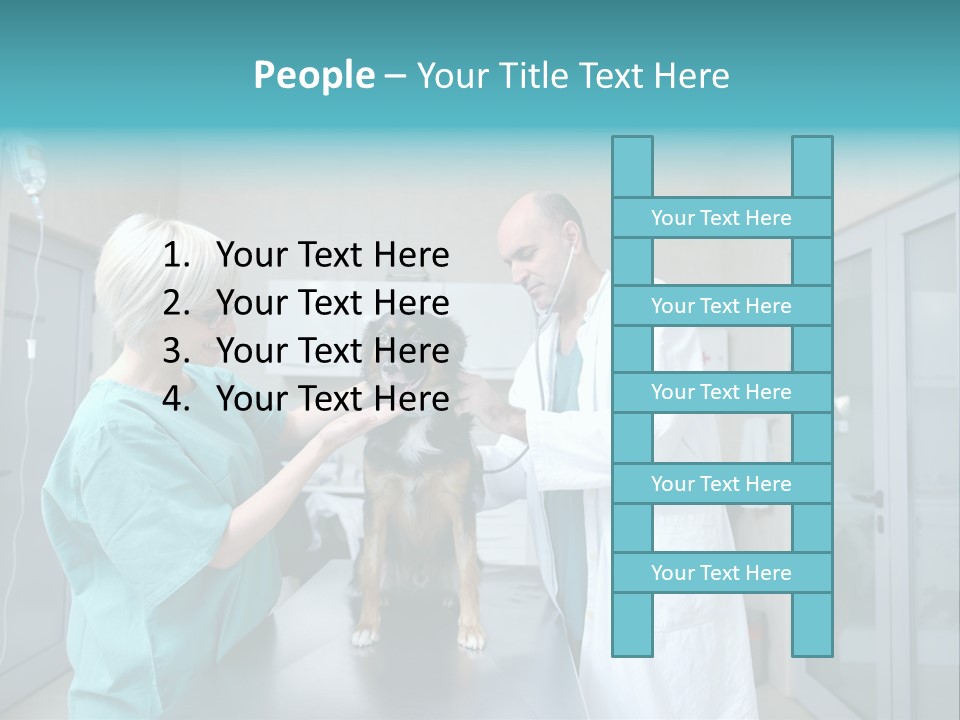 Doctor Holding Woman PowerPoint Template