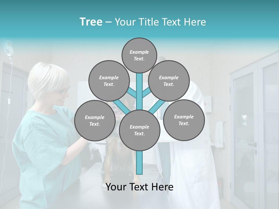 Doctor Holding Woman PowerPoint Template