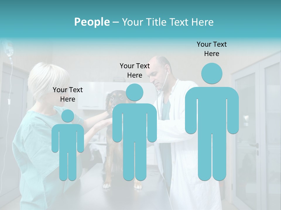 Doctor Holding Woman PowerPoint Template
