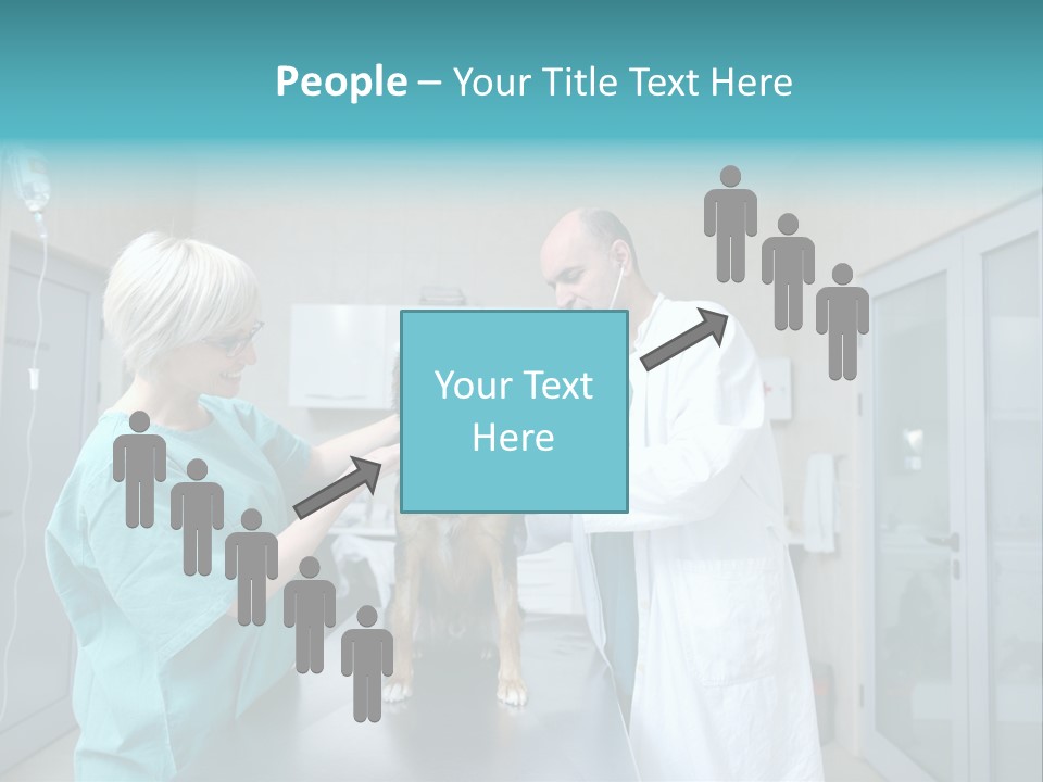 Doctor Holding Woman PowerPoint Template