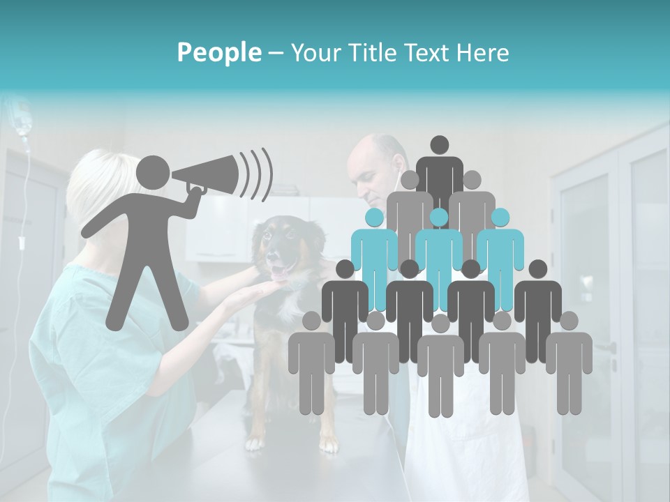 Doctor Holding Woman PowerPoint Template